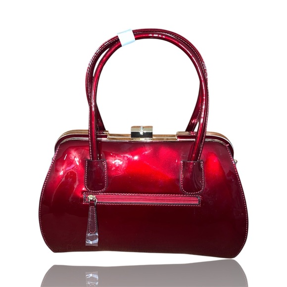 MKF Burgundy Shoulder Bag w/ Removable Strap - NWT - Picture 2 of 6